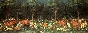 The Hunt in the Forest aer UCCELLO, Paolo